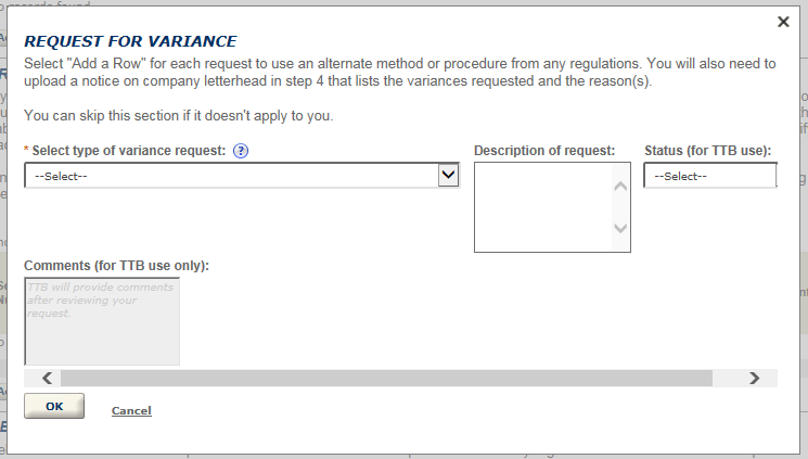 Permits Online screenshot 13: Step 3: Environmental & bond info.