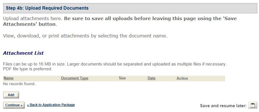 Permits Online screenshot 16: Step 1: Select amendment