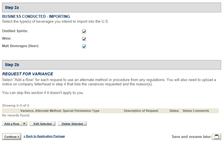 Permits Online screenshot 3: If you select "Yes" to the above questions, you will need to detail each occurrence in the textboxes provided.