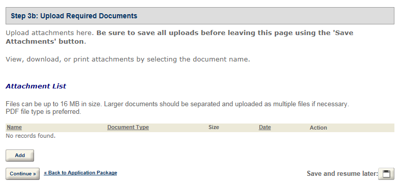 Permits Online screenshot 9: Step 3: Upload required documents