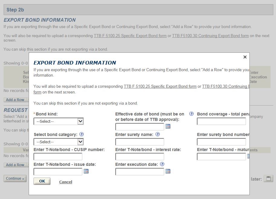 Permits Online screenshot 6: Step 1: Select amendment