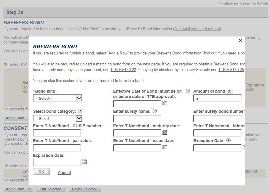 Permits Online screenshot 10: Step 1: Select amendment