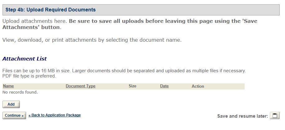 Permits Online screenshot 21: Step 1: Select amendment