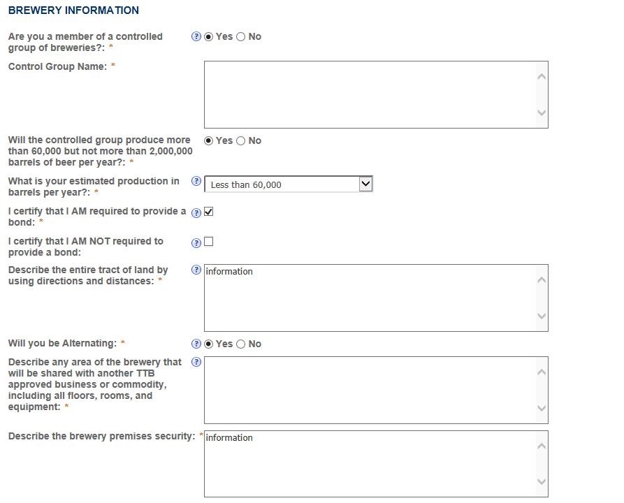 Permits Online screenshot 6: Step 1: Select amendment