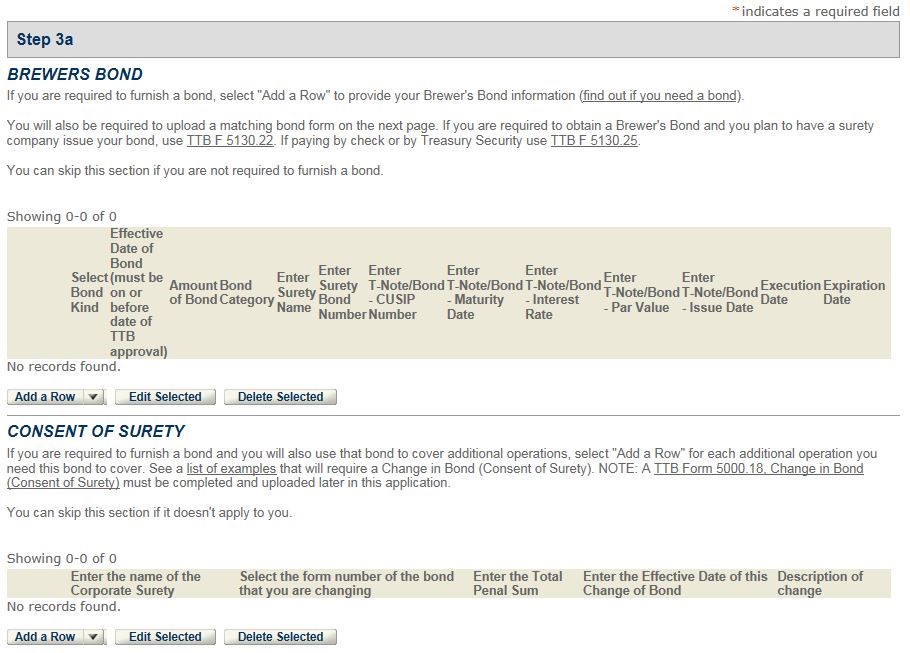 Permits Online screenshot 9: Step 1: Select amendment