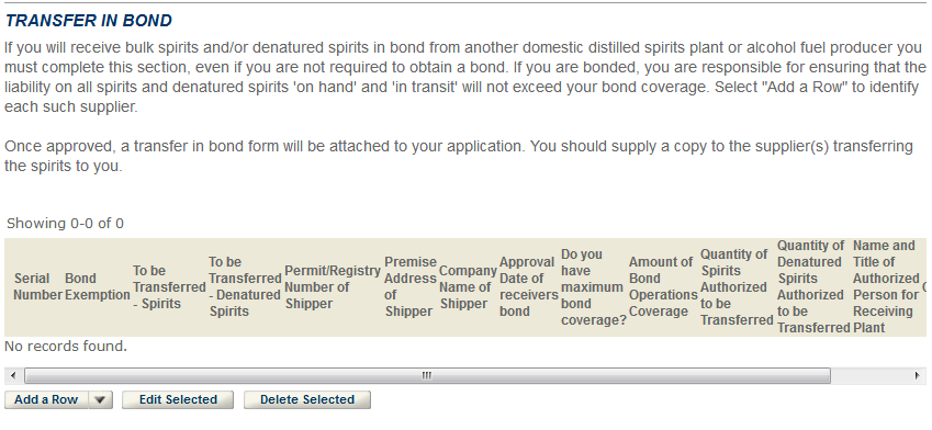 Permits Online screenshot 17: Step 3: Environmental & bond info.