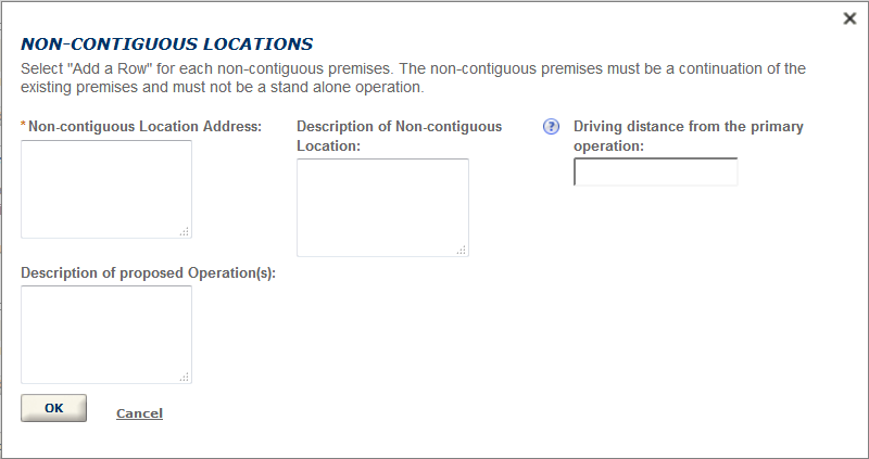 Permits Online screenshot 26: Step 3: Environmental & bond info.