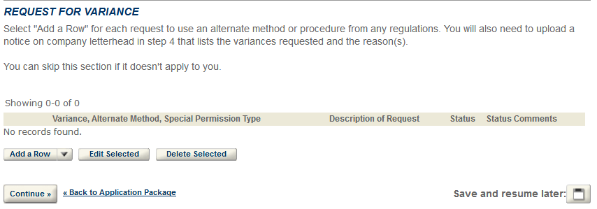 Permits Online screenshot 27: Step 3: Environmental & bond info.