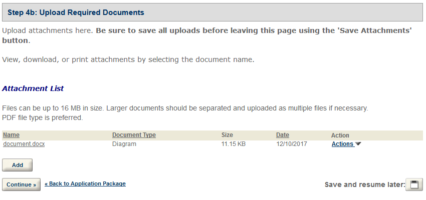 Permits Online screenshot 30: Step 4: Upload required documents