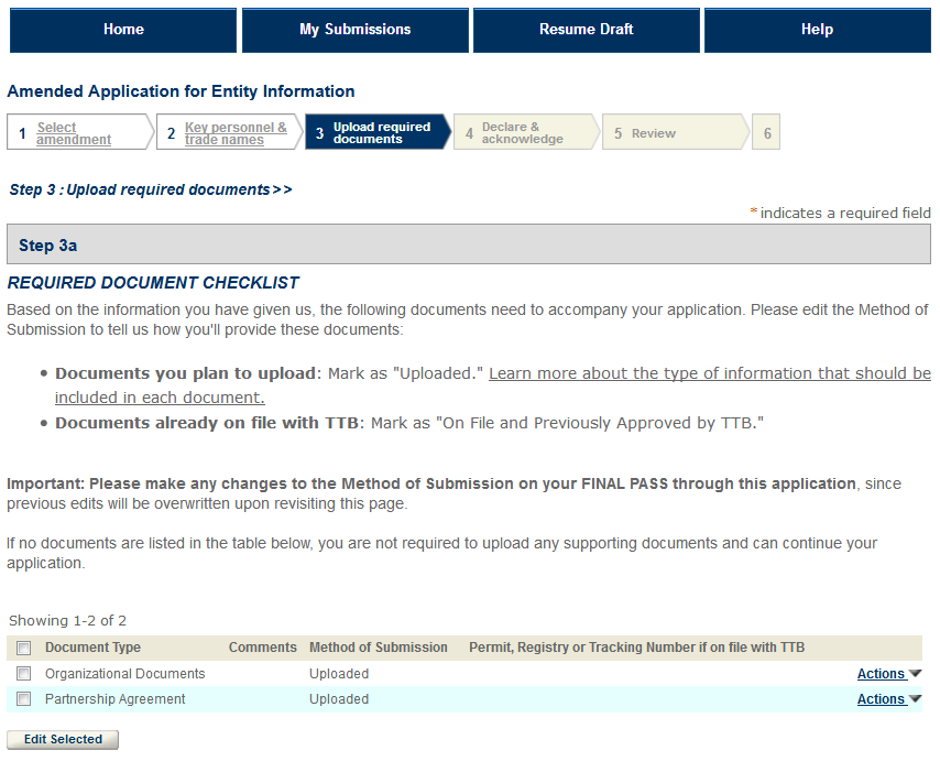 Permits Online screenshot 12: Step3: Upload required documents