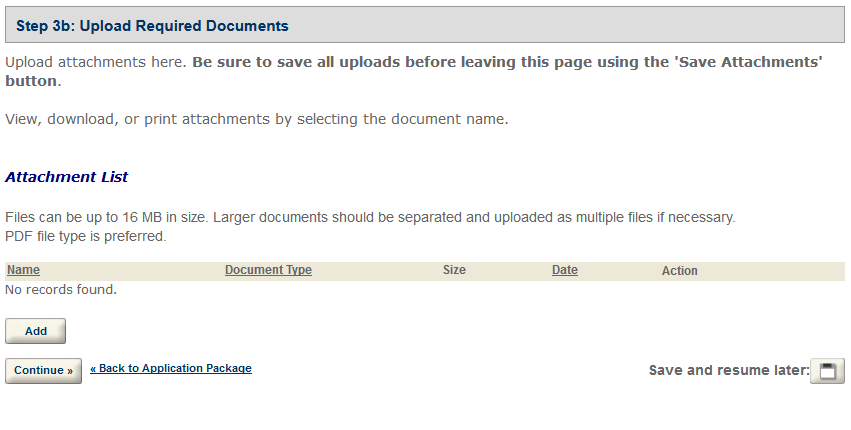 Permits Online screenshot 13: Step3: Upload required documents