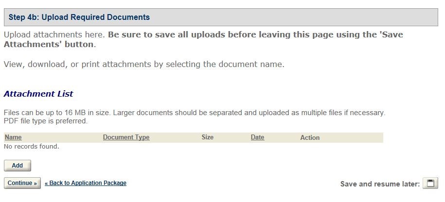 Permits Online screenshot 13: Step 1: Select amendment