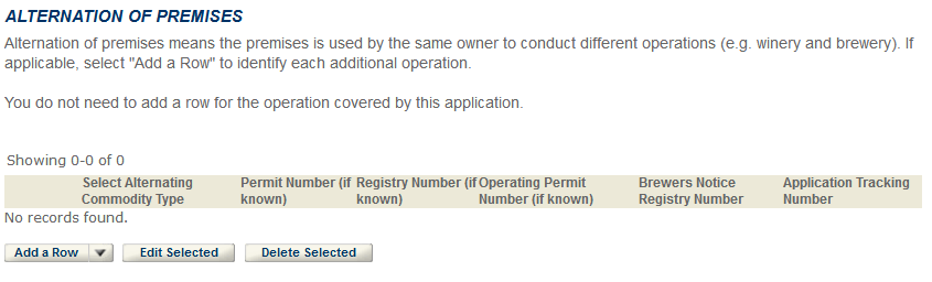 Permits Online screenshot 11: Step 2: Operation description