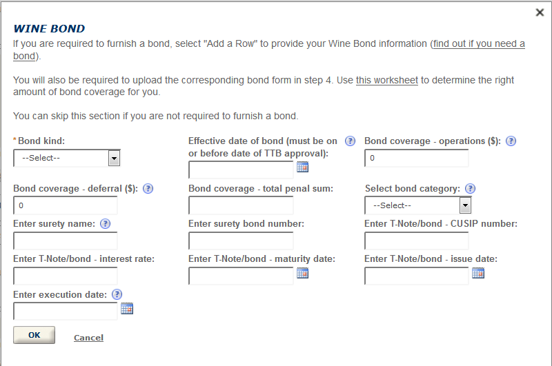 Permits Online screenshot 17: Step 3: Environmental & bond info