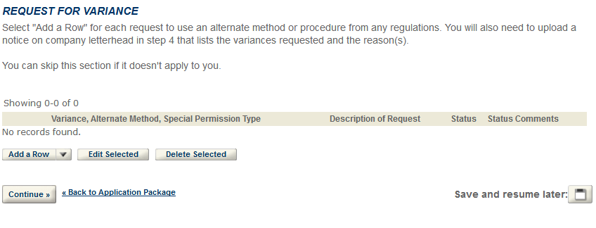 Permits Online screenshot 20: Step 3: Environmental & bond info