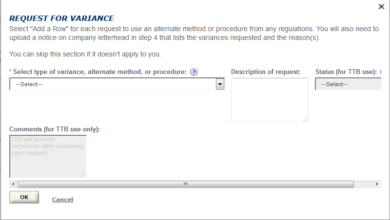 Permits Online screenshot 21: Step 3: Environmental & bond info