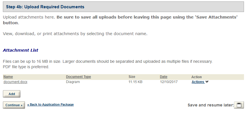 Permits Online screenshot 24: Step 4: Upload required documents