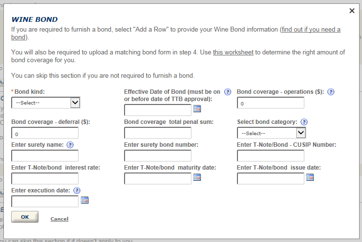 Permits Online screenshot 11: If your winery is in a residential building, you will need to answer additional questions.