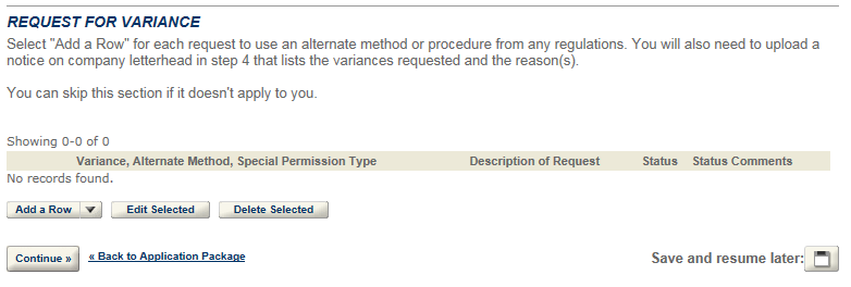 Permits Online screenshot 14: If your winery is in a residential building, you will need to answer additional questions.