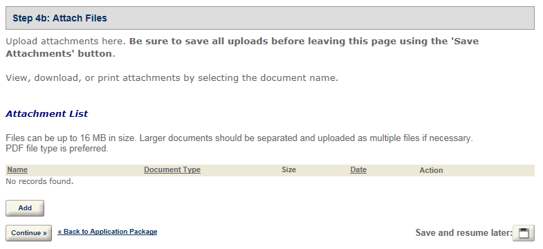 Permits Online screenshot 17: Step 4: Upload required documents