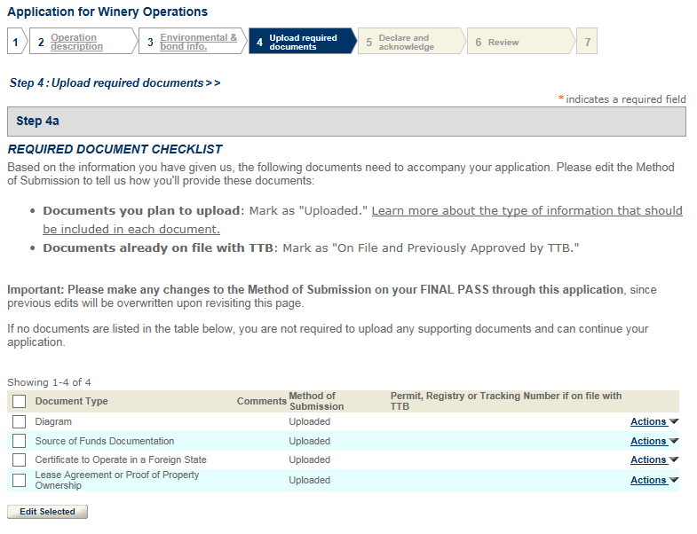 Permits Online screenshot 18: Step 4: Upload required documents