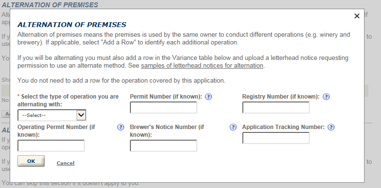 Permits Online screenshot 11: Step 3: Environmental & bond info.