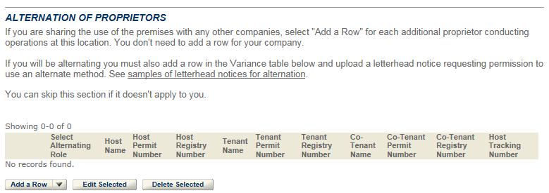 Permits Online screenshot 12: Step 3: Environmental & bond info.