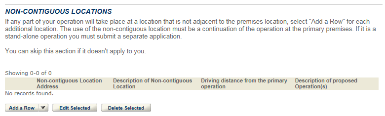 Permits Online screenshot 14: Step 3: Environmental & bond info.