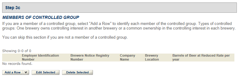 Permits Online screenshot 17: Step 3: Environmental & bond info.