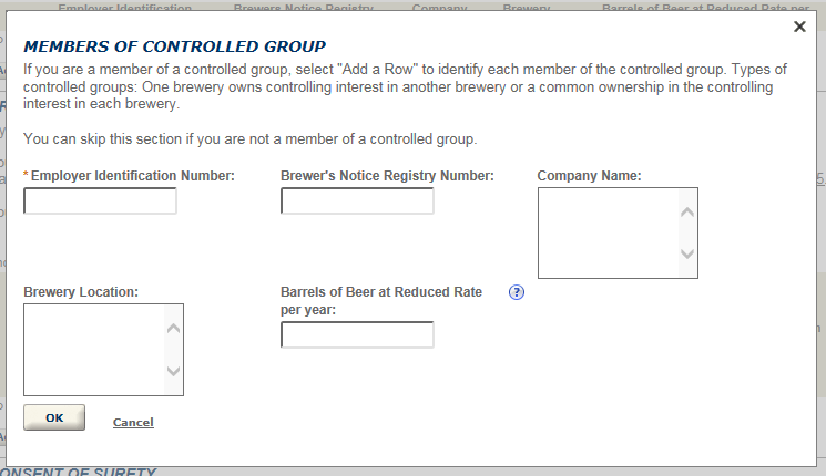 Permits Online screenshot 18: Step 3: Environmental & bond info.