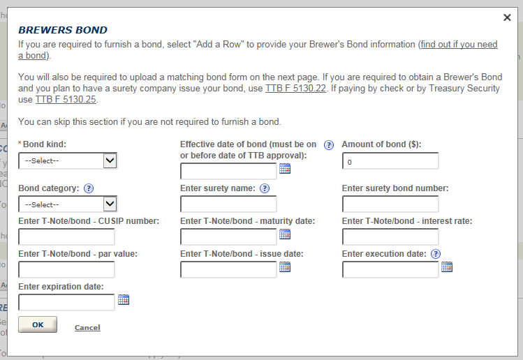 Permits Online screenshot 20: Step 3: Environmental & bond info.
