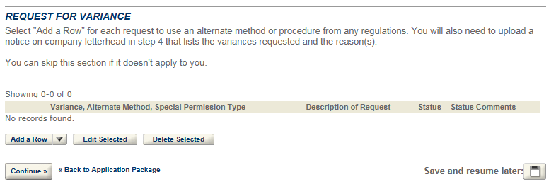 Permits Online screenshot 23: Step 3: Environmental & bond info.