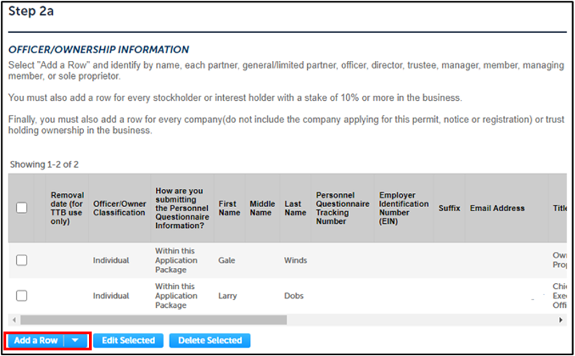 Permits Online screenshot 18: Add New Key Contact information (If Applicable)