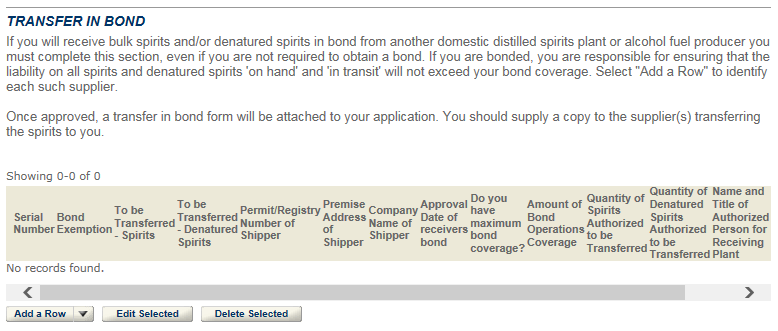 Permits Online screenshot 15: Step 3: Environmental & bond info.