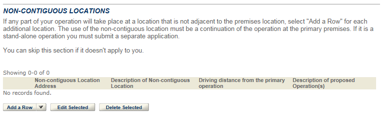 Permits Online screenshot 21: Step 3: Environmental & bond info.
