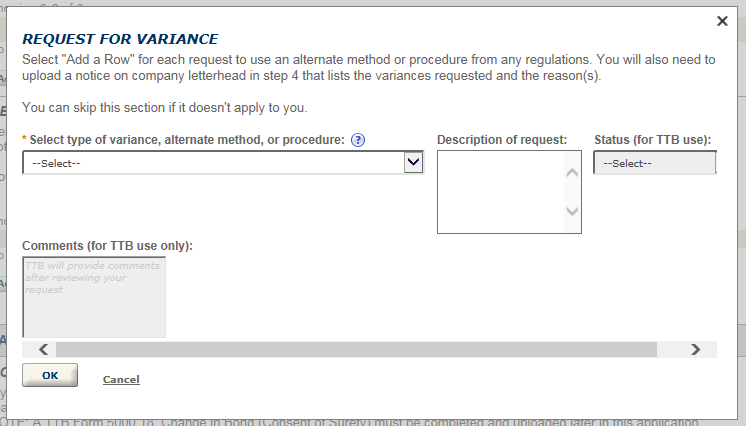 Permits Online screenshot 24: Step 3: Environmental & bond info.