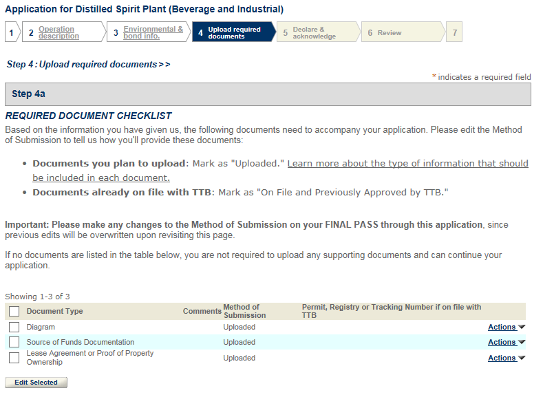 Permits Online screenshot 27: Step 4: Upload required documents