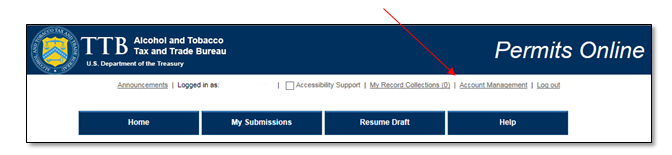 Permits Online screenshot 1: If you forget your user name , you may also log in using the email address you used to set up your account.