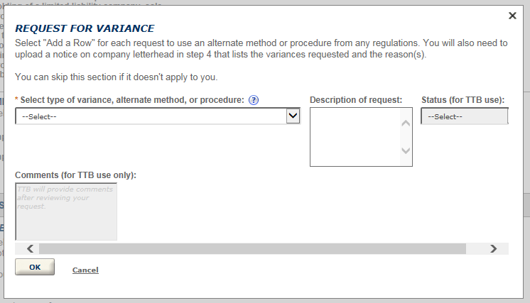 Permits Online screenshot 4: If you select "Yes" to the above questions, you will need to detail each occurrence in the textboxes provided.