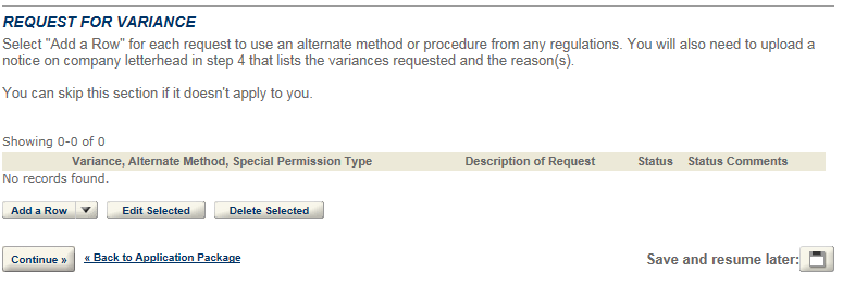 Permits Online screenshot 6: If you select "Yes" to the above questions, you will need to detail each occurrence in the textboxes provided.