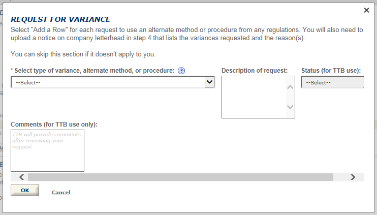 Permits Online screenshot 7: If you select "Yes" to the above questions, you will need to detail each occurrence in the textboxes provided.