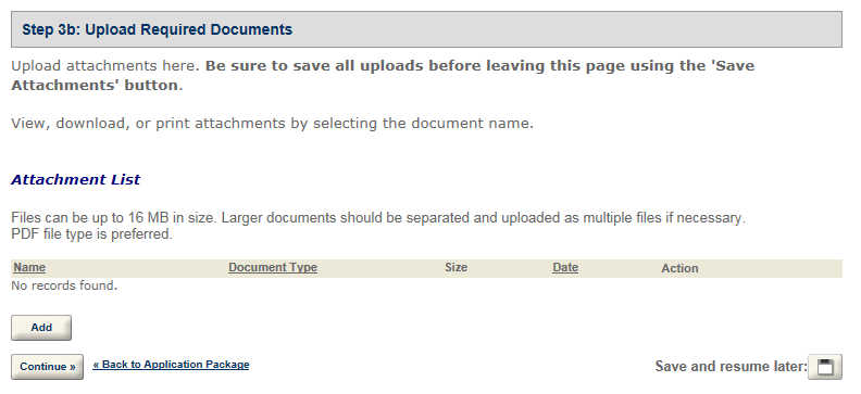 Permits Online screenshot 9: Step 3: Upload required documents
