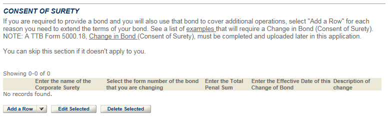 Permits Online screenshot 9: If you select "Yes" to the above questions, you will need to detail each occurrence in the textboxes provided.