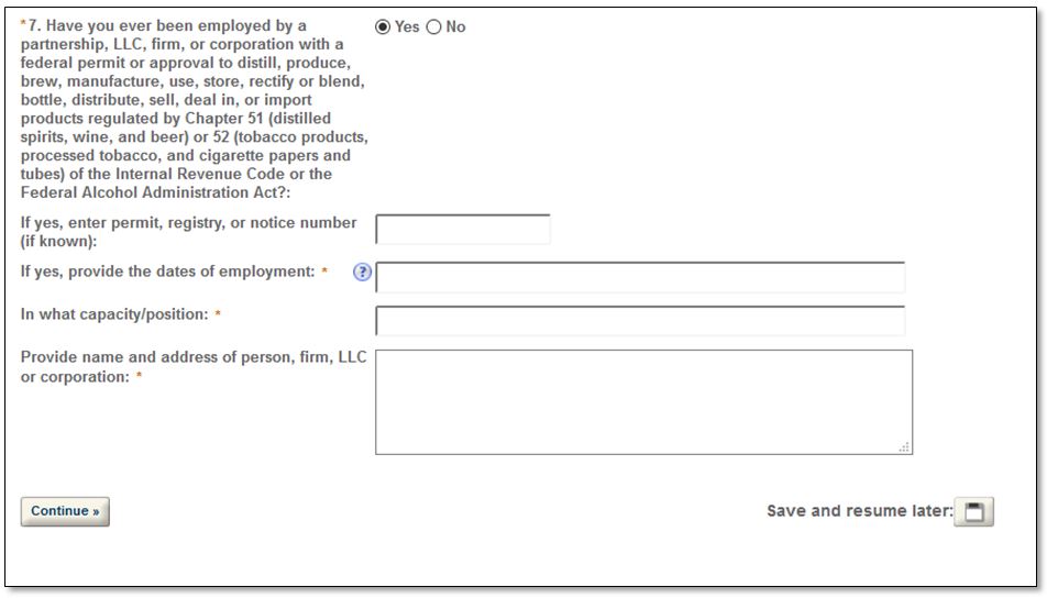 Permits Online screenshot 16: Select "Continue."