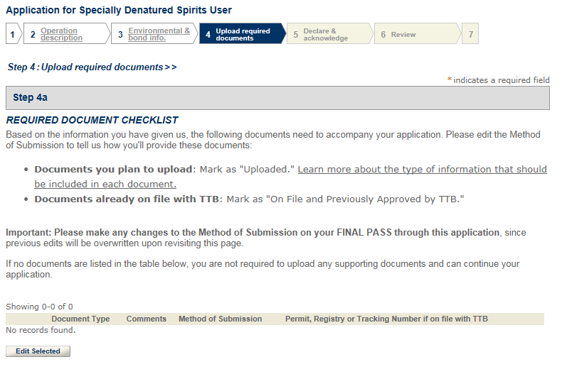 Permits Online screenshot 10: Step 4: Upload required documents