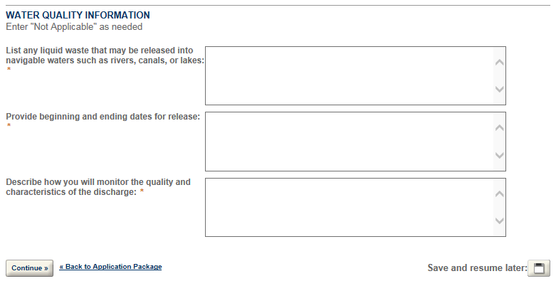 Permits Online screenshot 3: If "articles" containing specially denatured spirits will be recovered, an additional question will appear.
