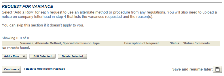 Permits Online screenshot 10: Step 3: Environmental & bond info.