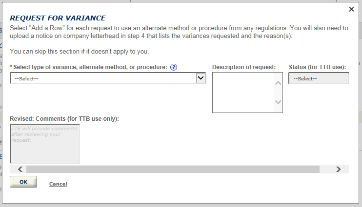 Permits Online screenshot 11: Step 3: Environmental & bond info.