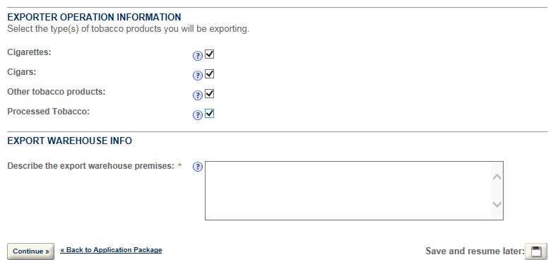 Permits Online screenshot 3: If you select "Yes" to the above questions, you will need to detail each occurrence in the textboxes provided.