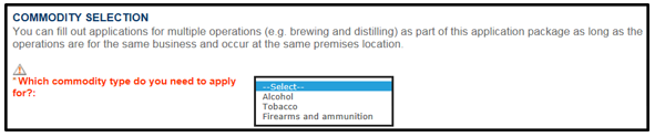 Commodity type question